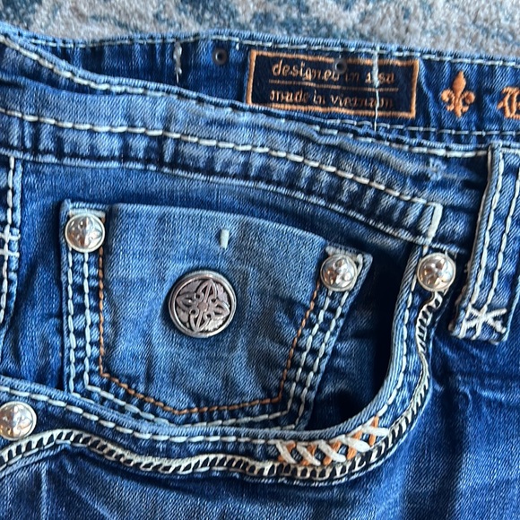 Rock Revival Men's Mathis J Straight Leg Jean in Medium Indigo size 44 - Picture 6 of 8